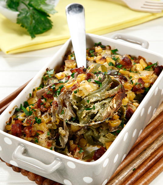 Imagem receita Tagliatelle no forno com cogumelos