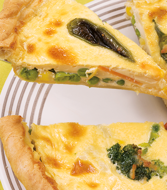Imagem receita Quiche de legumes