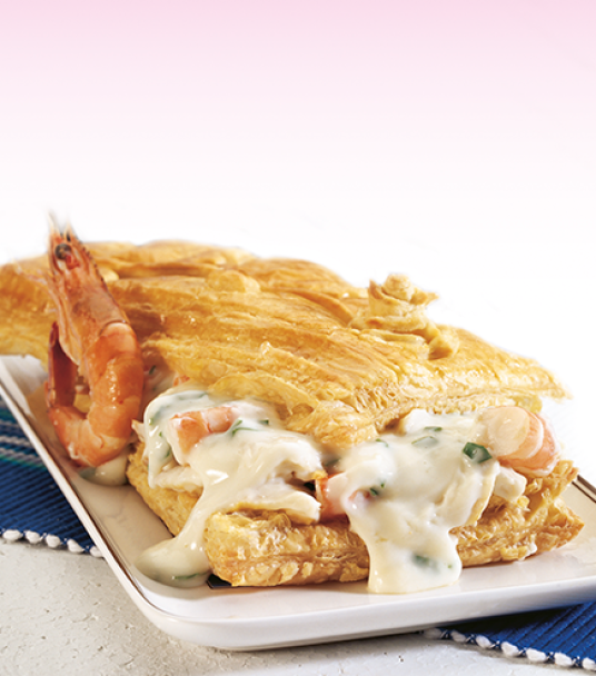 Imagem receita Folhado de peixe