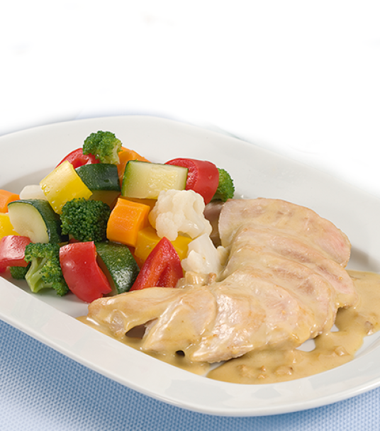 Imagem receita Peito de frango com natas