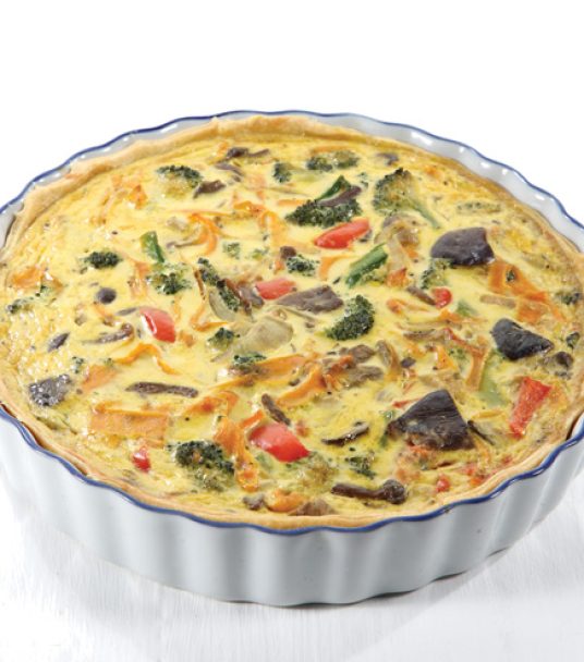 Imagem receita Quiche de legumes e cogumelos