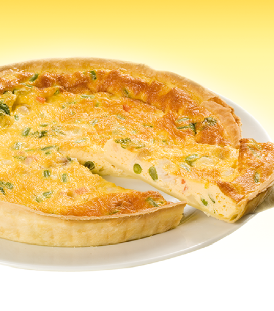 Imagem receita Quiche de legumes e peixe