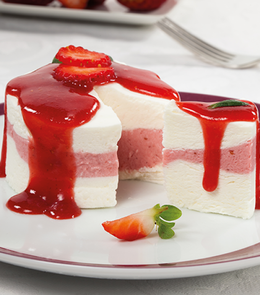 Imagem receita Mimos de nata e morango