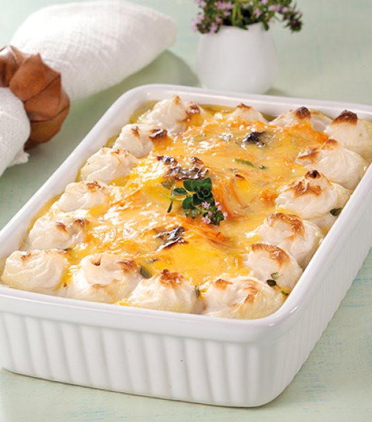 Imagem receita Pescada gratinada