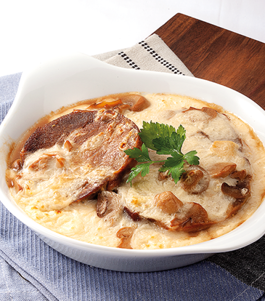 Imagem receita Bifes com Molho Cremoso