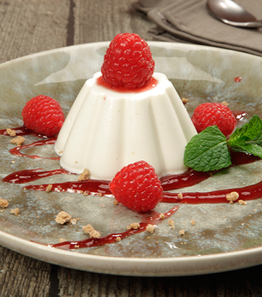 Imagem receita Panacota de framboesa