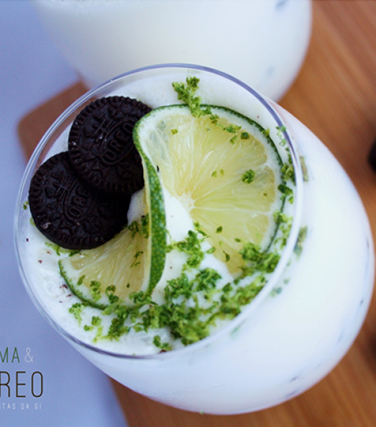 Imagem receita Semifrio de Oreo e Lima