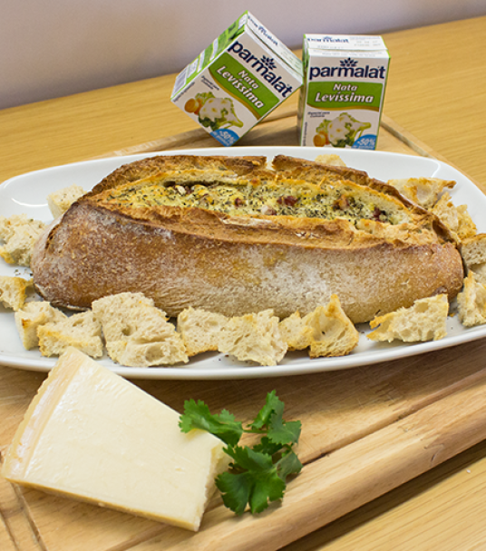 Imagem receita Pão recheado com queijo