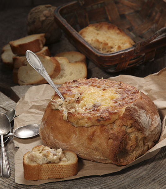 Imagem receita Pão recheado com alheira