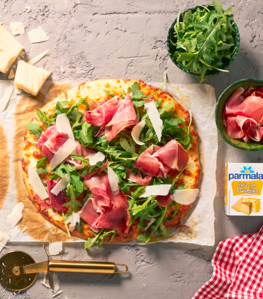 Imagem receita Pizza de Presunto e Queijo