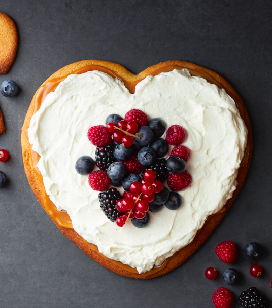 Imagem receita Tarte de doce de leite e frutos vermelhos