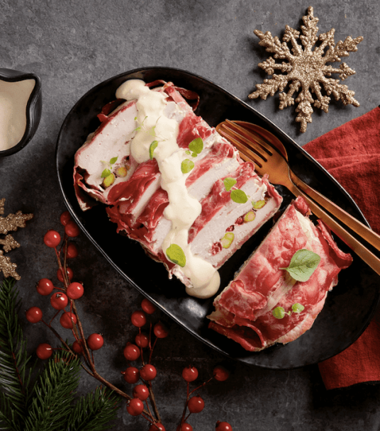 Imagem receita Terrina de peru, groselhas e pistácios